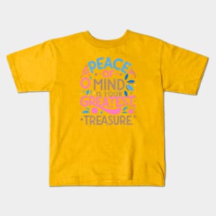 Peace Of Mind Kids T-Shirt